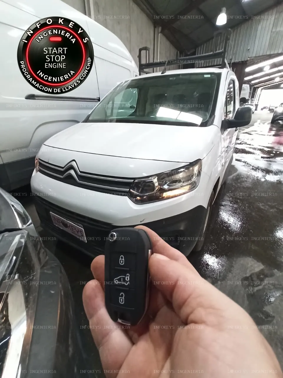 Copia de Llave Original para Citroën Berlingo 2025: El Partner Tecnológico del Leasing Operativo