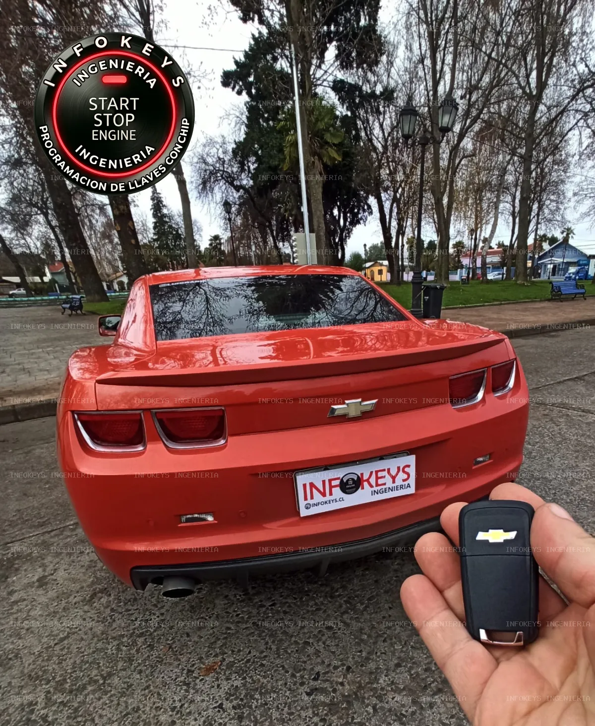 Copia de Llave para Chevrolet Camaro: Encendido Remoto y Calidad Original sin Pagar de Más