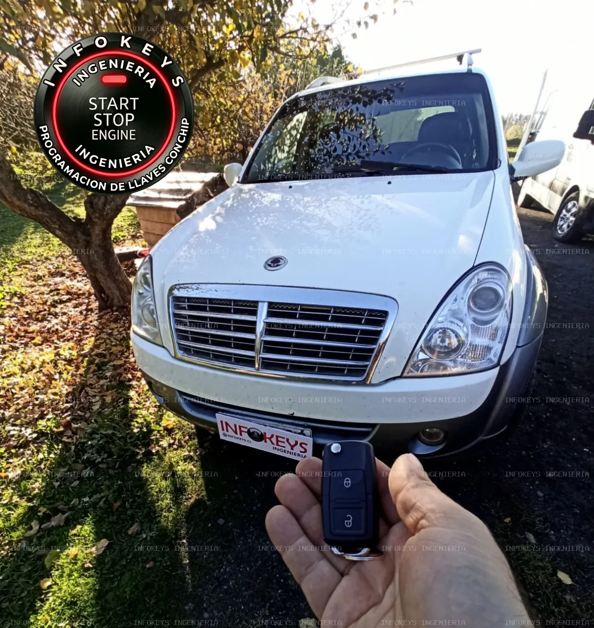 Copia de Llave SsangYong Rexton: Cómo Solucionar la Falla de la Carcasa Original y Evitar Bloqueos