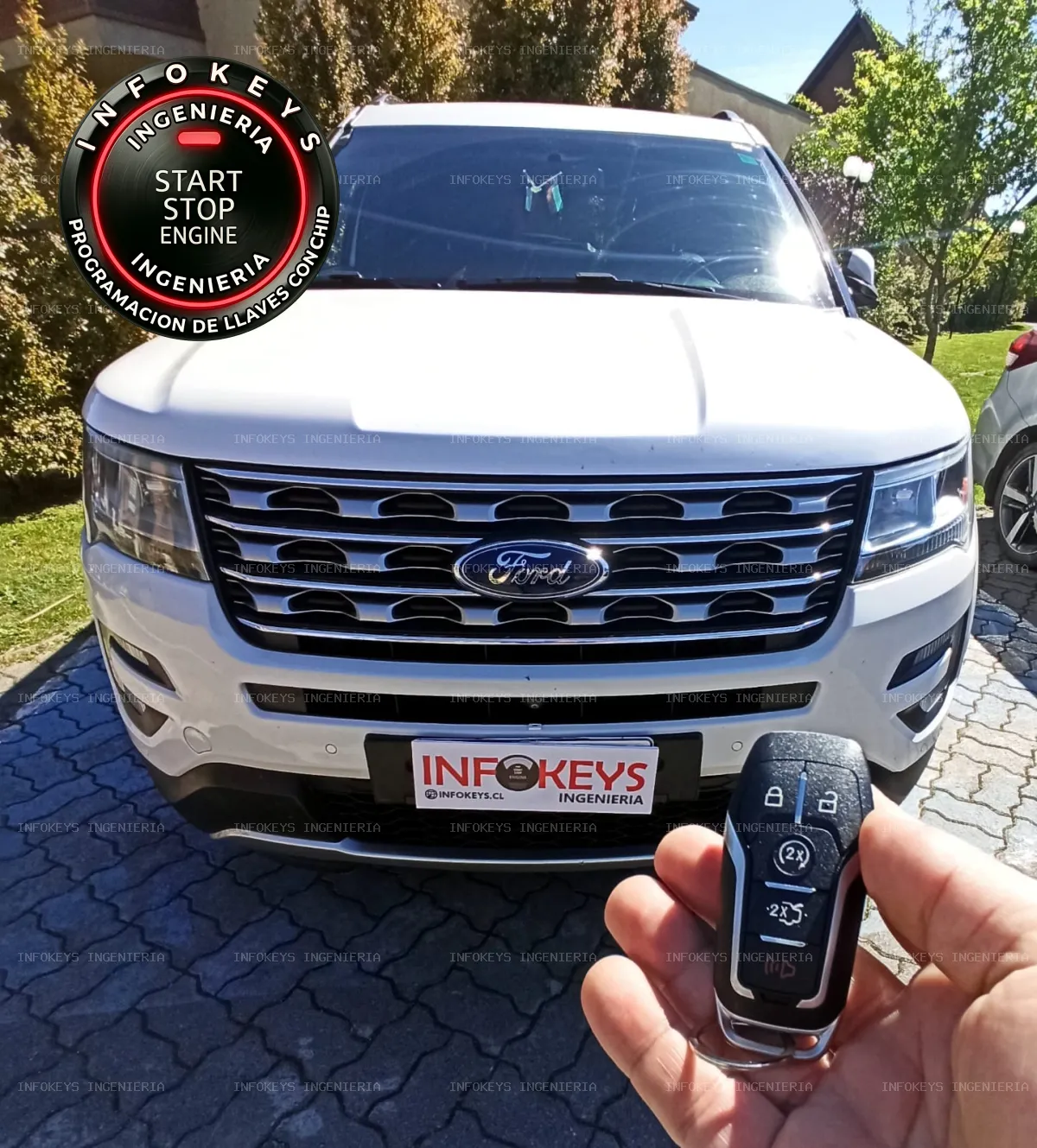 Copia de Smart Key para Ford Explorer: Por qué los concesionarios oficiales recomiendan a InfoKeys