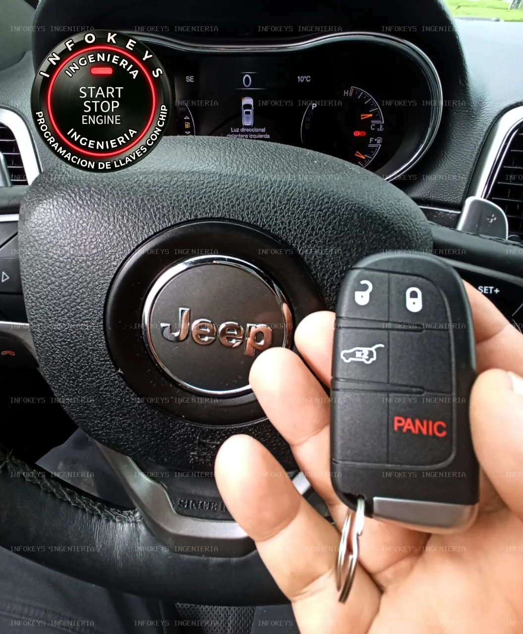 Copia de Smart Key para Jeep Grand Cherokee: El sistema SGW y por qué dudar sale caro