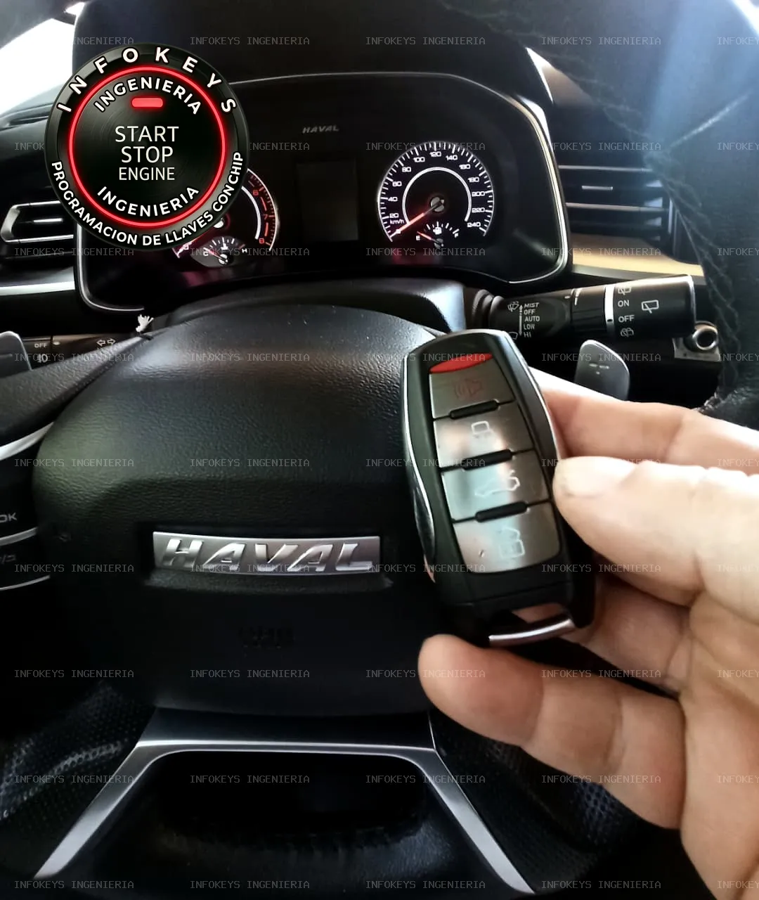 Fidelidad y Eficiencia a Domicilio: Copia de Smart Key para Haval H6 2021 y respaldo para flota Hyundai H1