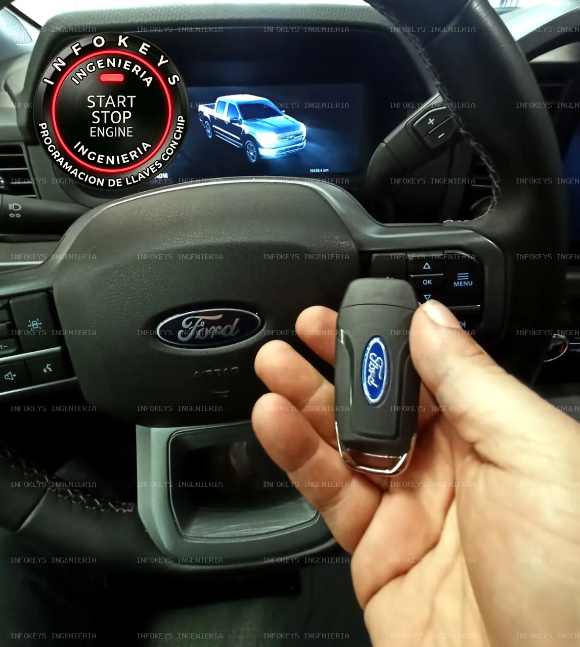 Ford F-150 XLT 2025: Programación de Smart Key OEM y Ciberseguridad Automotriz para Flotas