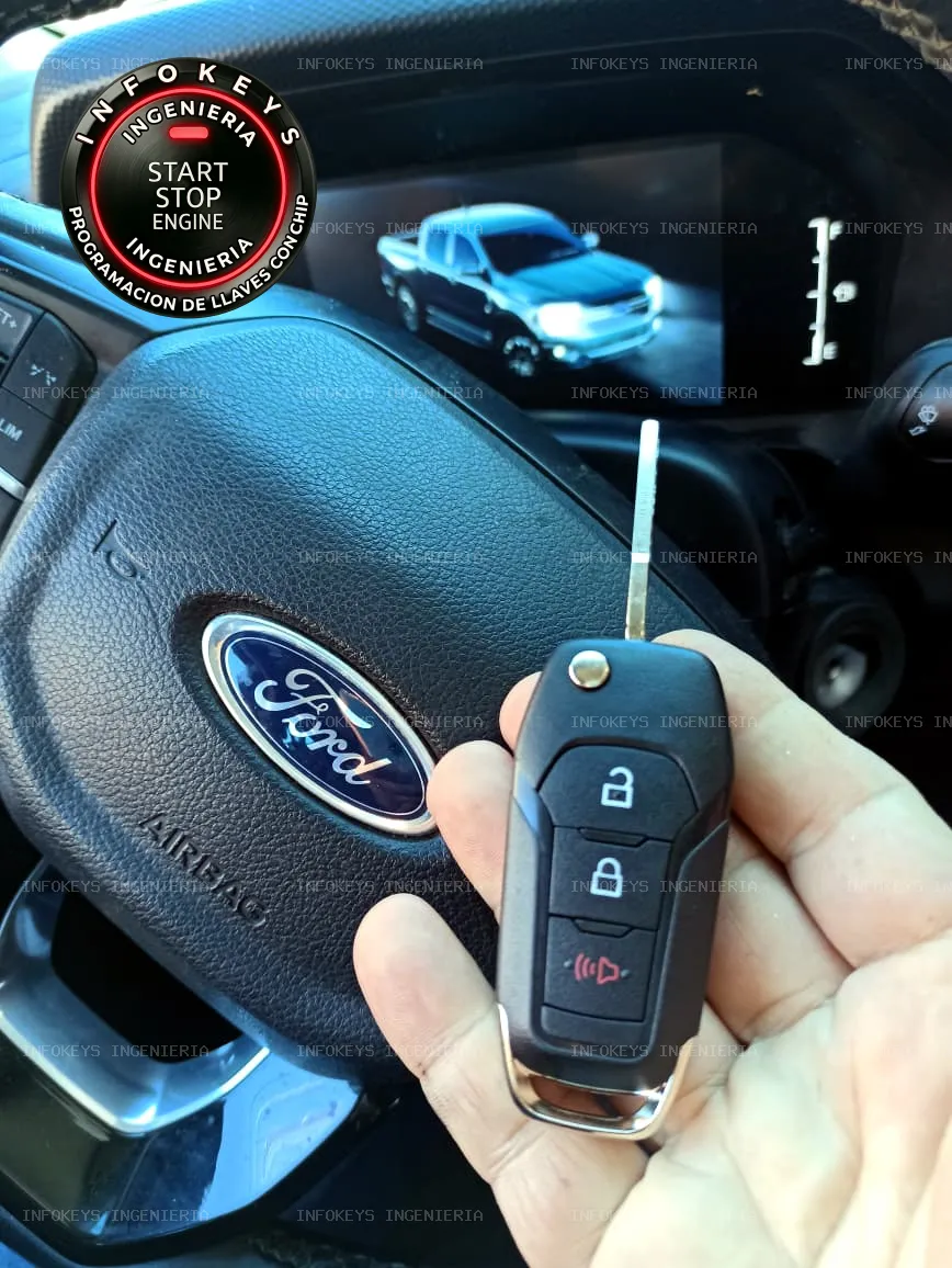 Llaves desde cero para Ford Ranger 2024 (Bi-Turbo): El desafío de la programación en línea en Concepción