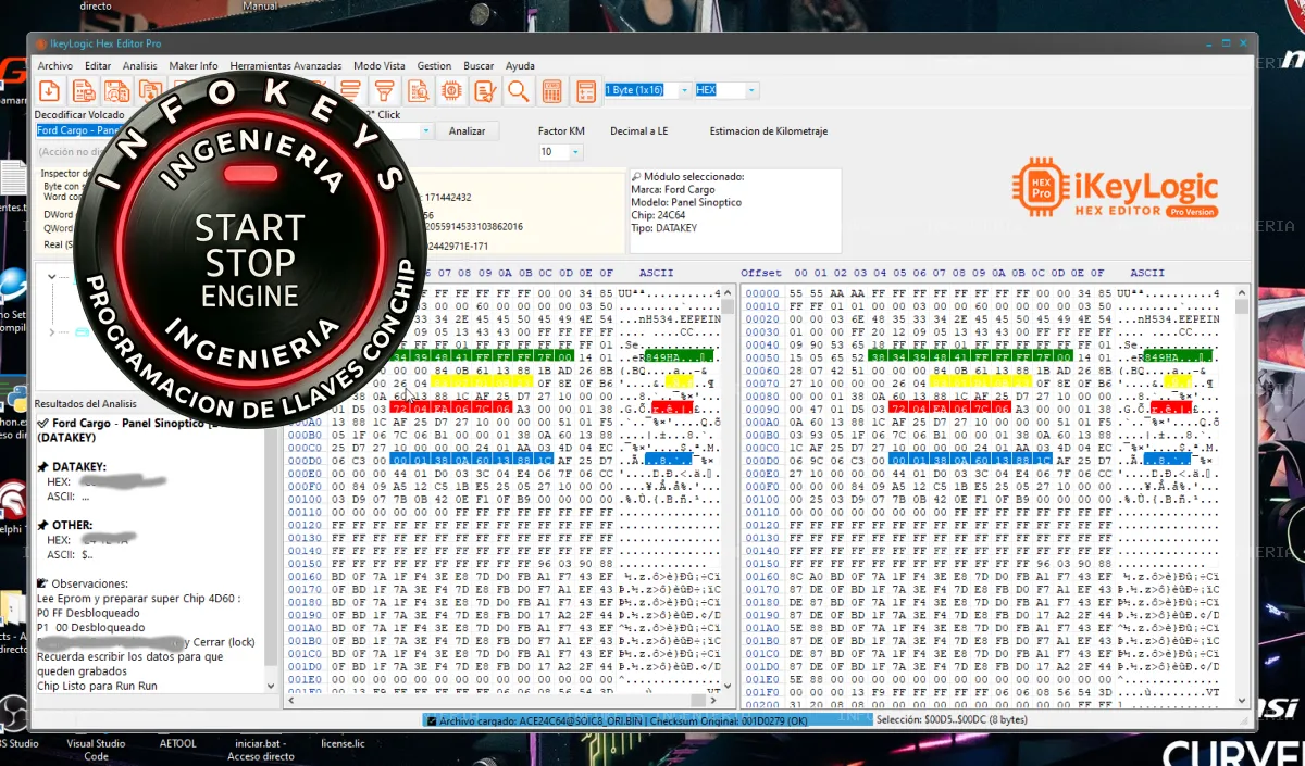 Pérdida Total de Llaves en Camión Ford Cargo: Programación PATS a Distancia y Cortes Tibbe