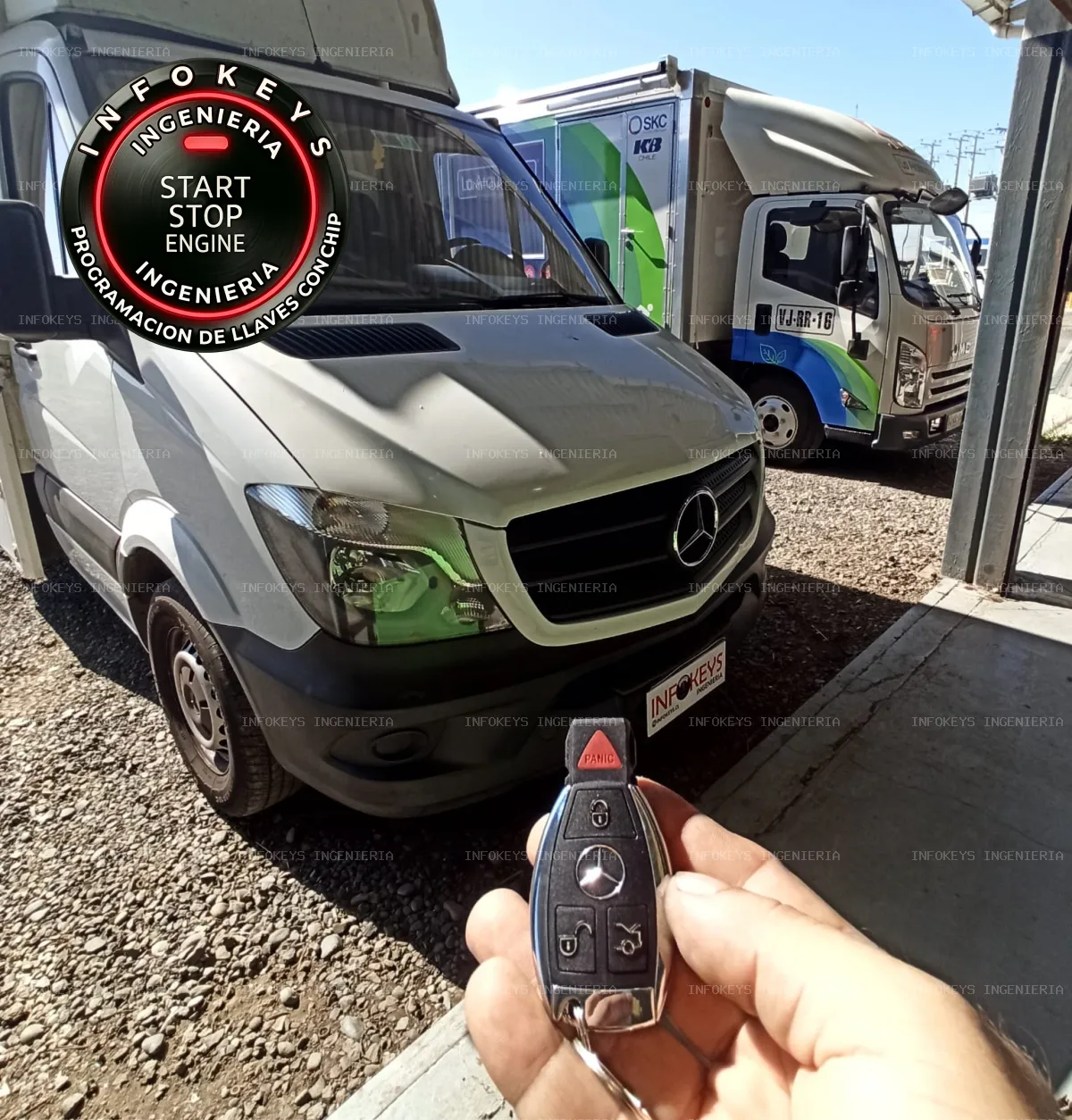 Pérdida Total y Copia de Llave para Mercedes-Benz Sprinter 2018: Cambio de Combinación y Programación desde Cero