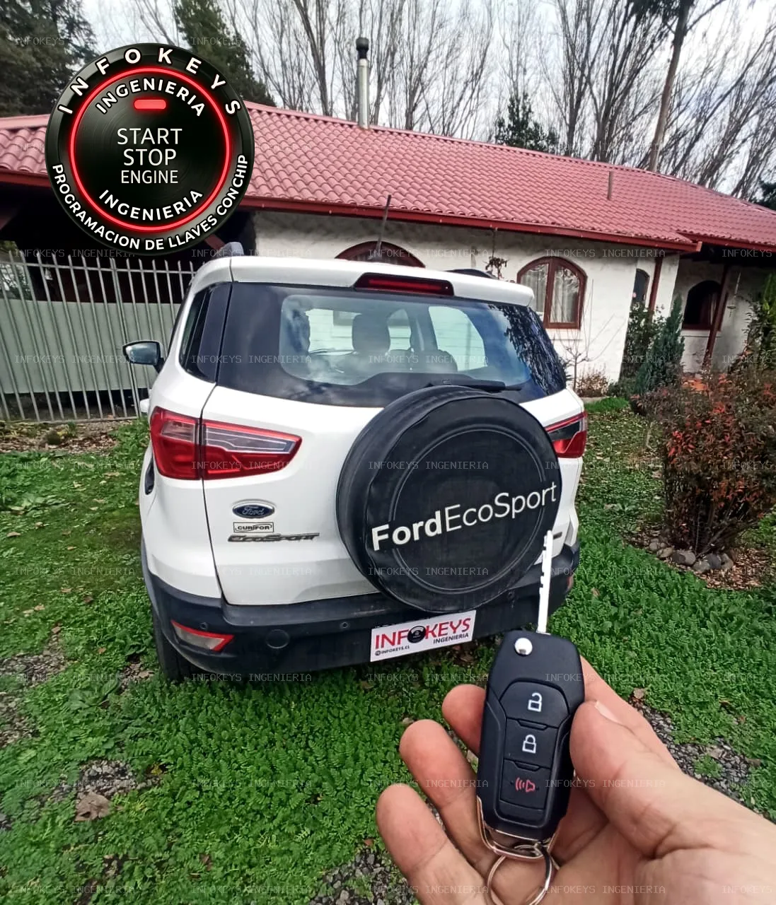 Robo de Llaves en Ford Ecosport 2019: Programación de llave Ford de Alta Precisión con Alarma Activa