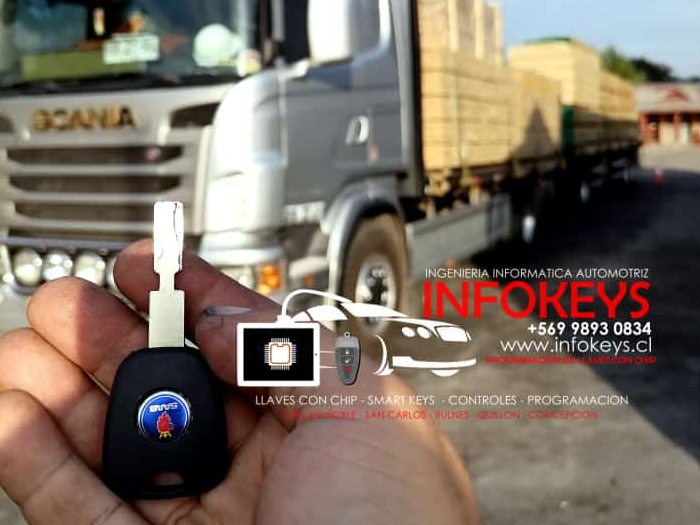 Llave desde cero camion Scania